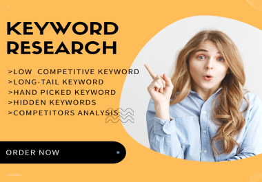 I will do SEO Keyword Research for google guaranteed rank