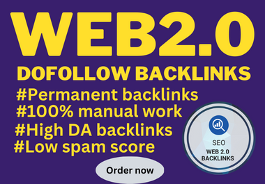 I will build 50 web 2.0 contextual SEO dofollow backlinks