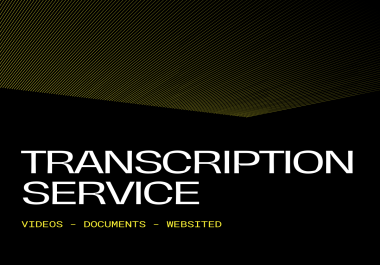 Cheap Transcription Service For Whatever You Need - Quick Delivery
