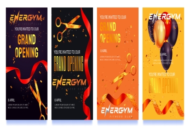 Design flyer,  stand 3d,  banner and poster for your business or event