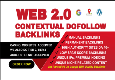 I will do 600 web 2.0 high quality backlinks