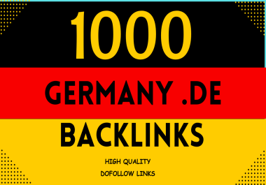 Get 1000 Germany based domains DE backlinks