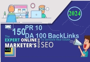 I will do 150 unique pr10 backlinks on da100 sites