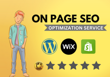15 page WordPress Wix & Shopify onpage seo service expert for your business