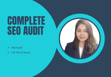 I will provide complete SEO audit for your website