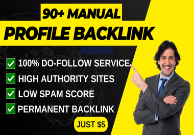 Manually 90 Profile Backlinks to Boost Website Ranking Permanent Link Building Service
