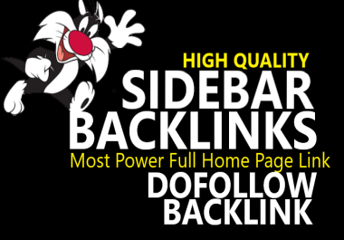 Get 50 SideBar Permanent HomePage Dofollow PBN Backlinks On DA 50+