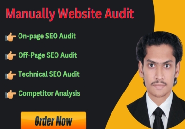I Will Professional SEO Audit Report of Your Website.