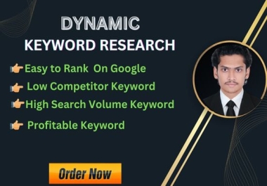I will provide the best SEO keyword research and competitor analysis for your website.