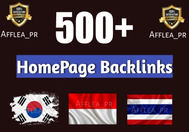 I will make high dr 90 plus homepage SEO backlinks