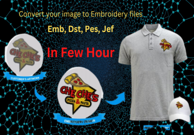 I will do Professional Embroidery Digitizing for High Quality Results