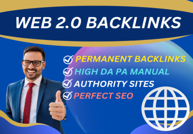I will manually provide 70 Web 2.0 Backlinks to high quality websites