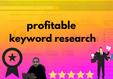 I will do profitable SEO keyword research for your website