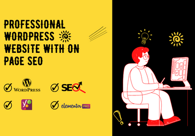 Professional wordpress website with on page SEO