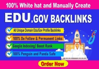 Buy 3 Get 1 Free 50 Unique Domains. EDU &. Gov Backlinks Manually Created Google Index