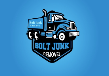 I will design a junk removal logo