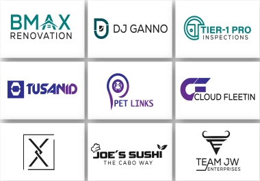 I will create a modern minimalist business logo design