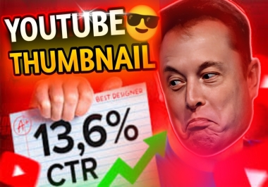 I will Design a attractive thumbnail