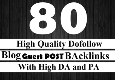 80 Link Building on DA 50 Backlinks with off page SEO to Boost Your Websites Traffic and Ranking
