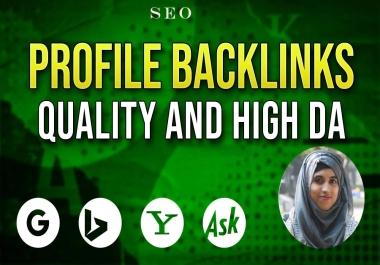 I will Boost Your Online Presence with 150 High-Quality Profile Backlinks