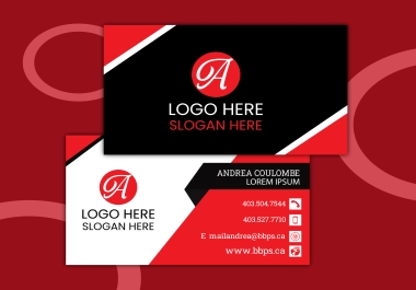 I will Design Professional minimal business card