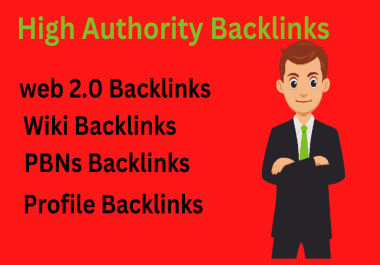 100 Manual Backlinks Web2.0,  PBN,  Profile,  Wiki,  Bookmark Backlinks for SEO