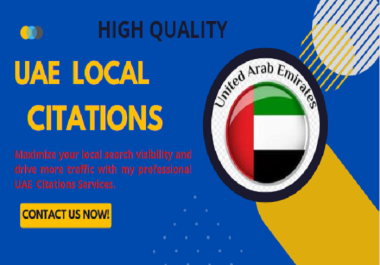 Get 50 UAE Local Citations for Improved Local SEO