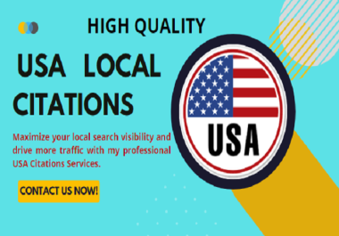 I Will Boost Your Local SEO with 50 High Quality USA Citations,  Including 30 Country-Wide Listings