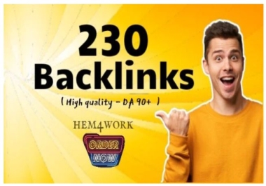 I Will Create + 230 Do-Follow Backlinks For Ranking On Search Engines