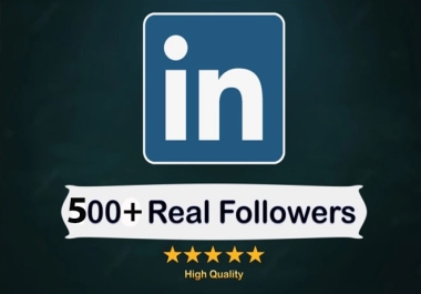 Provide 500+ LinkedIn company page and profile Followers