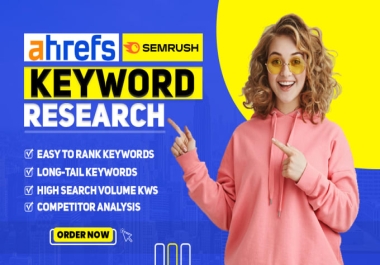 ahrefs SEMrush keyword research and competitor analysis