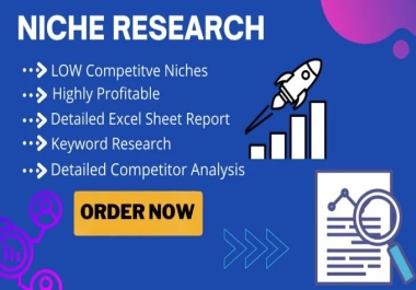 I will do highly profitable micro niche research with keywords
