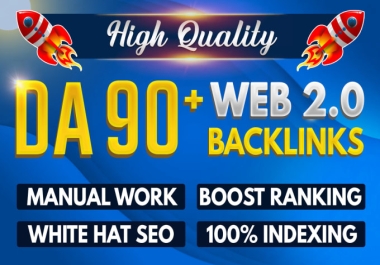 I will build 20 high authority web 2.0 backlinks
