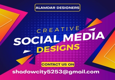 I Will Make People Fall In Love With Your Brand By Creating Cool Social Media Designs For It