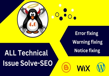 I will do Technical SEO and solve all Technical issues
