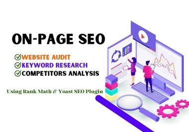 I will provide complete on page SEO for your website