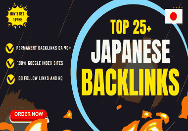 Boost Your SEO with High Authority Japanese Backlinks DA 70- 90+