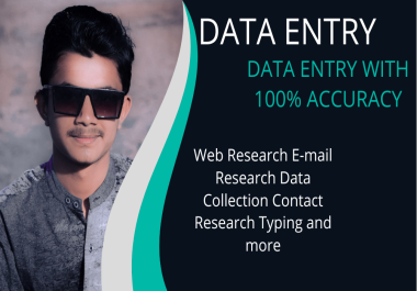 Expert in data entry,  web research,  copy paste,  typing job
