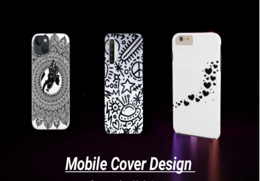 I will create you a professional mobile cover design