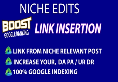 Get premium niche edits link insertion for high DA website