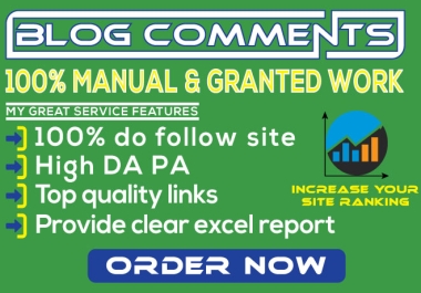 100 Do Follow Blog Comments with High DA PA