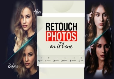 perfect your image,  from a conventional photo to a professional design. we retouch your photo.