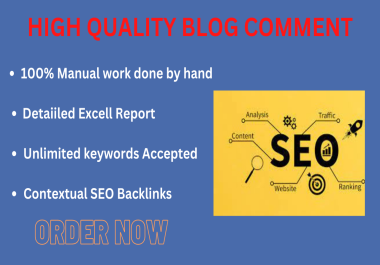 Rank your website by permanent 100 blog comment backlinks