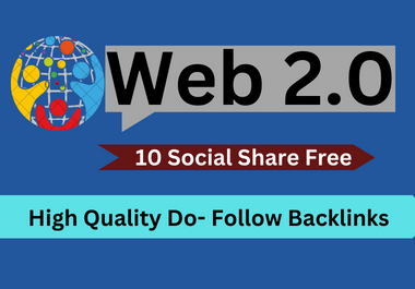 I will manually make 80 web 2.0 Backlinks to high da pa websites