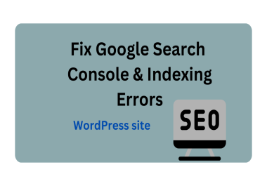 Google Search Console Indexing error fix for WordPress Website