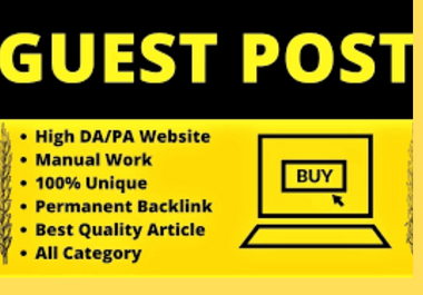 Write and Publish 3 Do follow Content on DA60 DR40+General Blogs