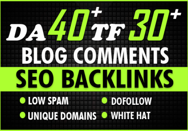 Get Manually Create 1200 High Authority Dofollow Blog Comments SEO Backlinks DA 40+