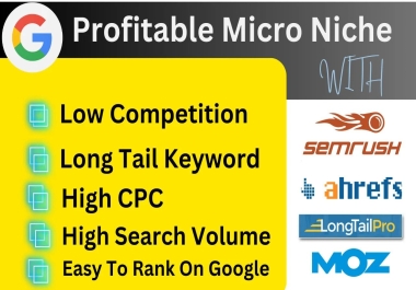 I will do advance SEO keyword research for easy rank 1st in google
