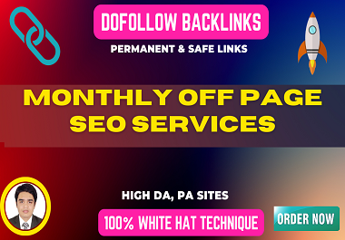I will create 50 HQ dofollow backlinks white hat for google top ranking by manually
