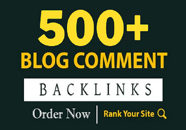 create 50 Blo comment on high DA/PA Do follow Backlinks